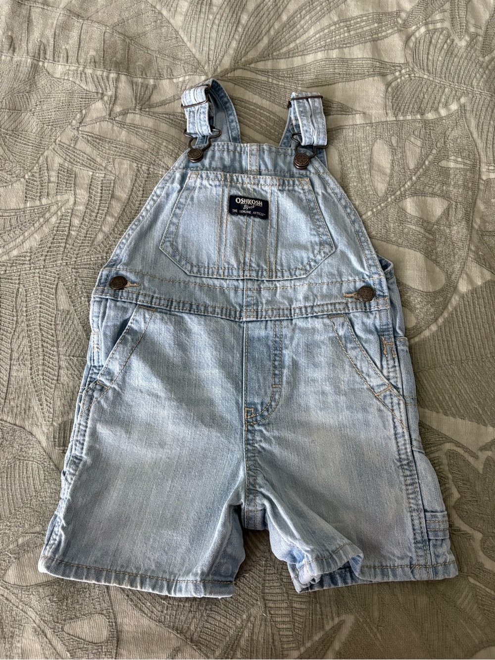 OshKosh B'gosh Light Blue Denim Shortalls